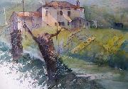 unknow artist Weingut in Vo France oil painting artist